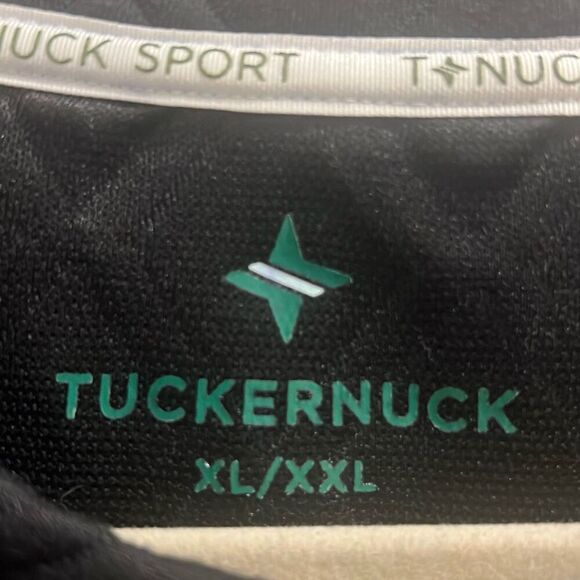 ✨Tnuck Sport Black Quilted Crewneck Sz XL/XXL Pullover✨ - Picture 11 of 12